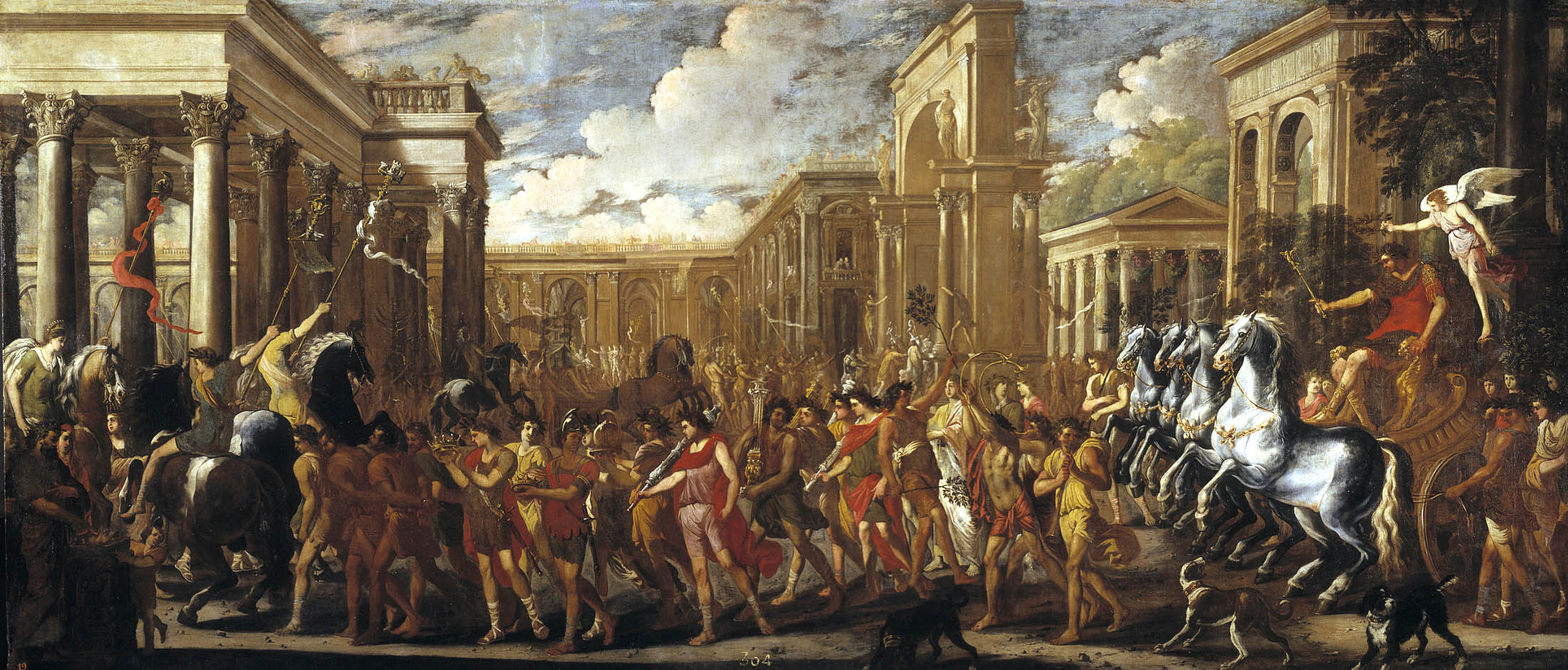 Viviano Codazzi, Entrée triomphale de Vespasien à Rome